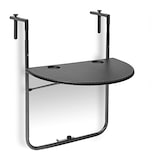 thumbnail of Helloshop26 - Table de balcon pliante pliable 3 niveaux réglable noir 13_0002691
