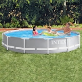 thumbnail of Piscina desmontable redonda intex gama prisma frame 366x76 cm