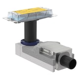 thumbnail of Geberit Rohbauset CleanLine Ø 50 mm Duschrinne, Höhe 90–220 mm