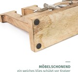 thumbnail of Dekofigur Home 24 cm aus Mangoholz und Aluminium Skulptur mit Figuren Symbol für Familie und Zusammenhalt Handarbeit modern auf Holzsockel Unikat