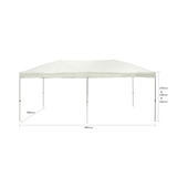 thumbnail of METRO PROFESSIONAL Carpa plegable y regulable en altura Thagpi, acero/poliéster, 3 x 6 m, blanco