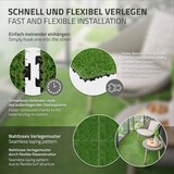 thumbnail of ML-Design Kunstrasen Fliesen 30x30 cm/11 Stücke=1m², Bodenbelag mit Klicksystem und Drainage, UV-Beständig, Kunststoffrasen Künstlicher Rasen