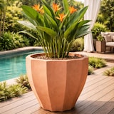 thumbnail of WellHome - Blumentopf aus Rotationsgeformtes Polyethylen 91L Ø80x72cm in farbe Terrakotta - Rona Round