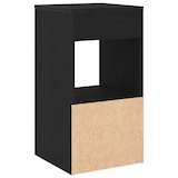 thumbnail of vidaXL Nachttisch mit Schublade Schwarz Eichen-Optik 35x34x66,5 cm