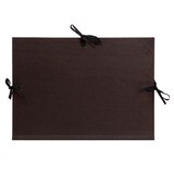 thumbnail of Clairefontaine 8x Zeichenmappe Kraft, Bandverschluss und 3 Klappen, 32x 45 cm für A3+ - Schwarz 38015C