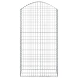 thumbnail of vidaXL Gabione mit Hochbogen 100x50x180/200 cm Verzinktes Eisen