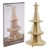 thumbnail of Weihnachts- Holz Etagere 3 Etagen Servierständer Weihnachtsdeko H60cm
