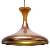 thumbnail of Bamyum Champion aus Holz Metall E27 Moderne Kupferfarben Hängelampe