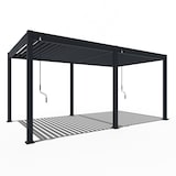 thumbnail of Weide Classic | Pergola Aluminium freistehend | 3 x 5,3 M | Lamellendach anthrazit