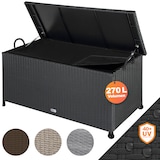 thumbnail of Casaria Auflagenbox Poly Rattan Rollbar Garten Box Schwarz