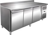 thumbnail of Gastro Edelstahl Tiefkühltisch Tiefkühltheke 3 Türen 386 L mit Aufkantung