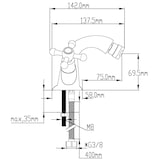 thumbnail of Grifo de bide monoblock Serie Clasica Antique