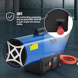 thumbnail of MSW Generatore di aria calda a gas - 30000 W - 310 m² - Accensione manuale