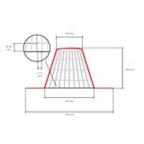 thumbnail of Antiverstoppingsdop (Ø150-200) - Voorkomt het binnendringen van bladeren, grind of vuil in regenpijpen