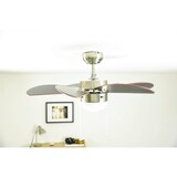 thumbnail of Deckenventilator Turbo Swirl Chrom 76 cm mit Licht 76