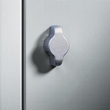 thumbnail of C+P Spind doppelstöckig Classic mit Sockel | 6 Abteile | HxBxT 180x30x50cm | Lichtgrau/Lichtblau von PROREGAL