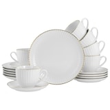 thumbnail of CreaTable Allegra Goldband Kaffeeservice 18-tlg Steinzeug