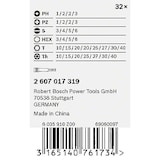 thumbnail of Bosch Power Tools Schraubendreher-Bitsatz 2607017319