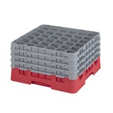 thumbnail of CAMBRO - 36S900-163 - Cesta de lavado 36 comp. 4 alturas - 7,2 cm Ø máx. - alt. máx. 24,1 cm - 50 x 50 x 26,7 cm - Rojo