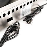 thumbnail of Cleiton® Crepera Profesional Doble Eléctrica de Sobremesa en acero inoxidable con 2 Placas de Hierro Fundido de 40 cm Ø | Crepera Industrial - 5000 W