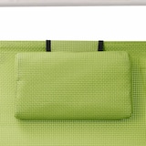 thumbnail of vidaXL Ligbed tweepersoons met luifel textileen groen