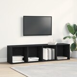 thumbnail of vidaXL Bücherregal/TV-Schrank Schwarz Eiche 36x30x143 cm