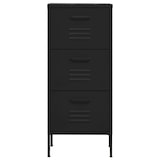 thumbnail of vidaXL Lagerschrank Schwarz 42,5x35x101,5 cm Stahl