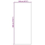 thumbnail of vidaXL Deurmat Anders Antraciet en Zwart 120 x 300 cm Polyamide en PVC