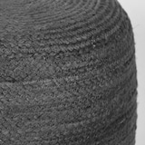 thumbnail of LABEL51 - Jute poef 50x50x35 cm antraciet