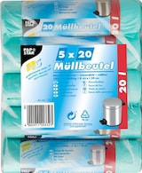 thumbnail of Papstar Müllbeutel, HDPE 20 l 50 cm x 45 cm mint, 20 x (5 x 20 Stück)