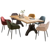 thumbnail of SIT Möbel Mango-Esstisch mit Baumkante | Platte 56 mm natur | A-Gestell Metall schwarz | B 160 x T 90 cm H 74 cm | 16010-11 | Serie TABLES & CO