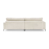 thumbnail of KAWOLA Ecksofa CARA Sofa Recamiere rechts Cord cremeweiß