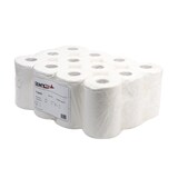 thumbnail of SemyTop Handtuchrollen, 2-lg, 20x26cm, perforiert, Ø14cm, Innenabwicklung, hochweiß, Zellstoff, 12 Rollen