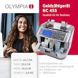 thumbnail of Olympia Geldzähler Stückzähler für sortiertes Zählen Frontlader Prüfung  auf UV und MG