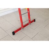 thumbnail of PROREGAL Sprossen-Schiebeleiter 2-teilig GFK mit Standard-Traverse 2x8 Sprossen