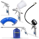 thumbnail of Goodyear - Compresor Eléctrico Portátil 24L con Kit 5 Accesorios, 2HP (1.5kW) Motor de Inducción, 8 bares, 165 l/min, Silencioso