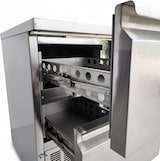 thumbnail of Romux® Saladette und Pizzatisch 1 Tür und 2 Schubladen 90x70 cm 220 Liter Statisch | Kühltisch von Pizzen und Salaten