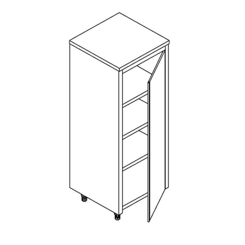 Geschirrschrank Breite 70cm Höhe 150cm mit Flügeltür