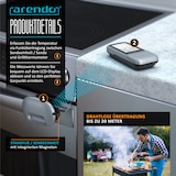 thumbnail of Arendo Grillthermometer digital Funk Kabellos - Fleischthermometer mit Edelstahlsonde - Kerntemperatur - Alarm - BBQ Steak Grill Meat Fleisch