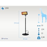 thumbnail of Fornello digitale da esterno con piede e telecomando