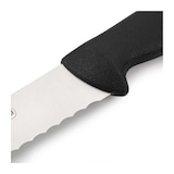 thumbnail of Arcos Cuchillo Panero, Hoja Serrada de Acero Inoxidable NITRUM de 200 mm, Mango inyectado en Polipropileno, Color negro