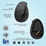 thumbnail of Souris Ergonomique Verticale Sans Fil Gauche Bluetooth Logitech Souris Logitech Lift Gris Graphite