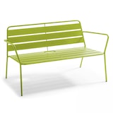 thumbnail of Divano da terrazzo in metallo verde