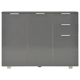 thumbnail of vidaXL Sideboard Hochglanz-Grau 107 x 35 x 76 cm