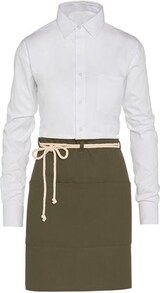 thumbnail of CORSICA - Cord Bistro Apron with Pocket: One Size / Black