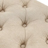thumbnail of Sitzbank MEXICO - Stoff Taupe 120x38x46 cm | Sitzbank Flur Sitzhocker Esszimmerbank Polsterbank Schlafzimmerbank