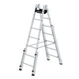 thumbnail of PROREGAL Sprossen-Stehleiter treppengängig 2x7 Sprossen