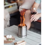 thumbnail of Caminetto da tavolo a pellet RedFire Volcano Small – acciaio inossidabile 304 – Ø14 cm – altezza 18,7 cm – inox