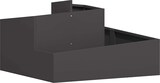 thumbnail of vidaXL Gartenblumentopf Schwarz 80 x 80 x 50 cm Kaltgewalzter Stahl
