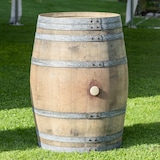 thumbnail of 225L Weinfass als Stehtisch - Oberfläche: Geölt, Farbe: Dunkler